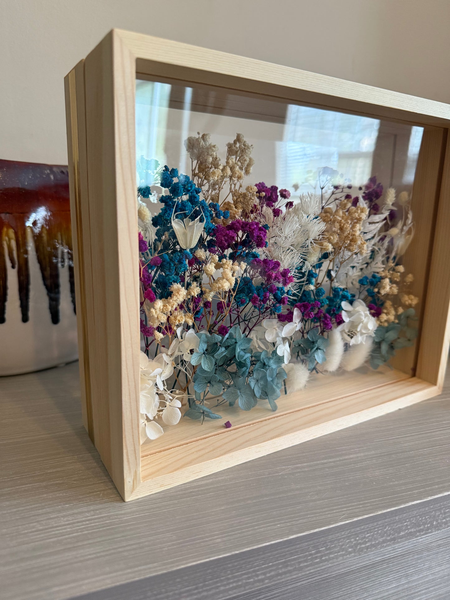 8x10 Dried Flower Art