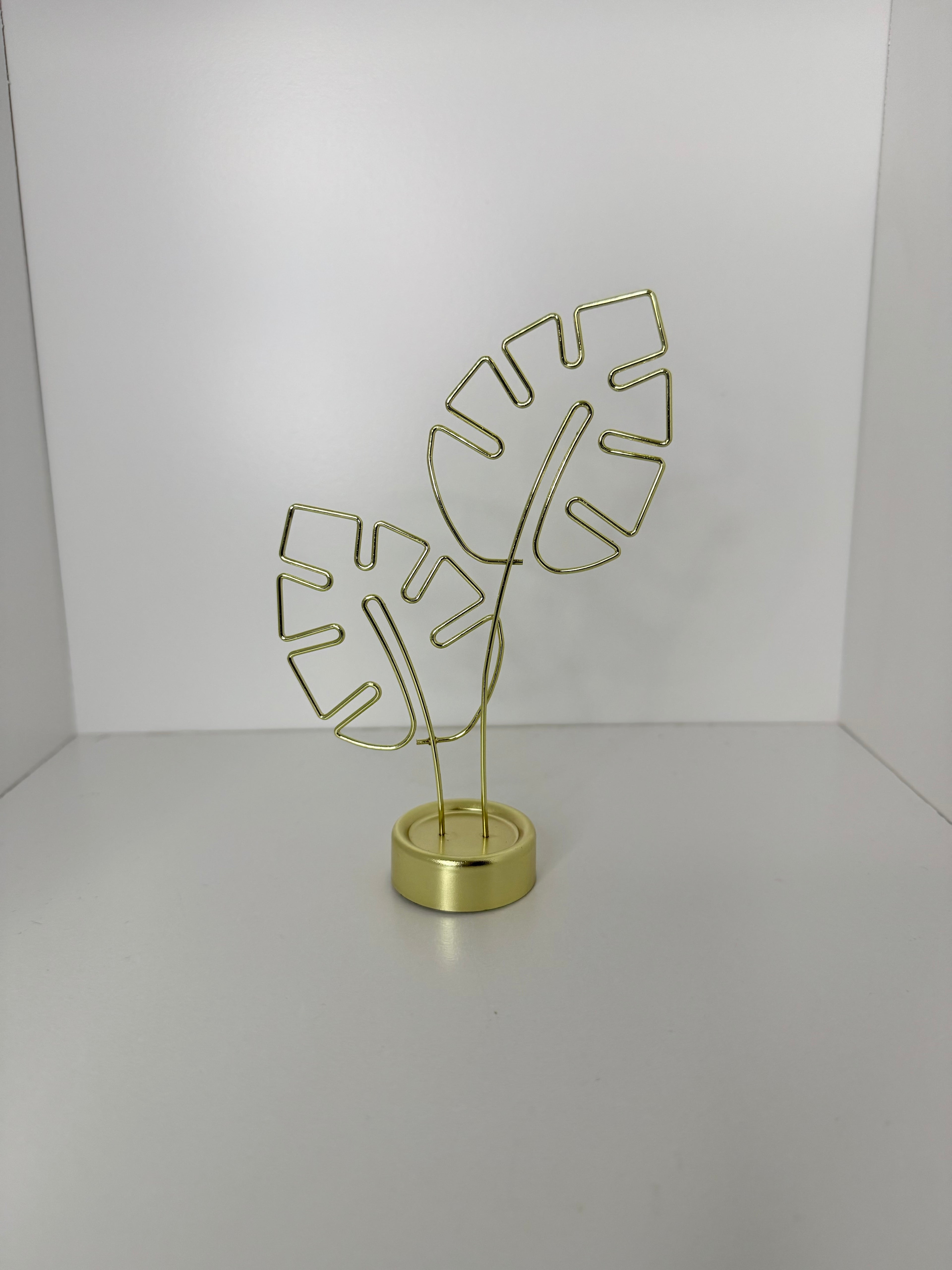 Golden Leaf Photo/Card Display Holder