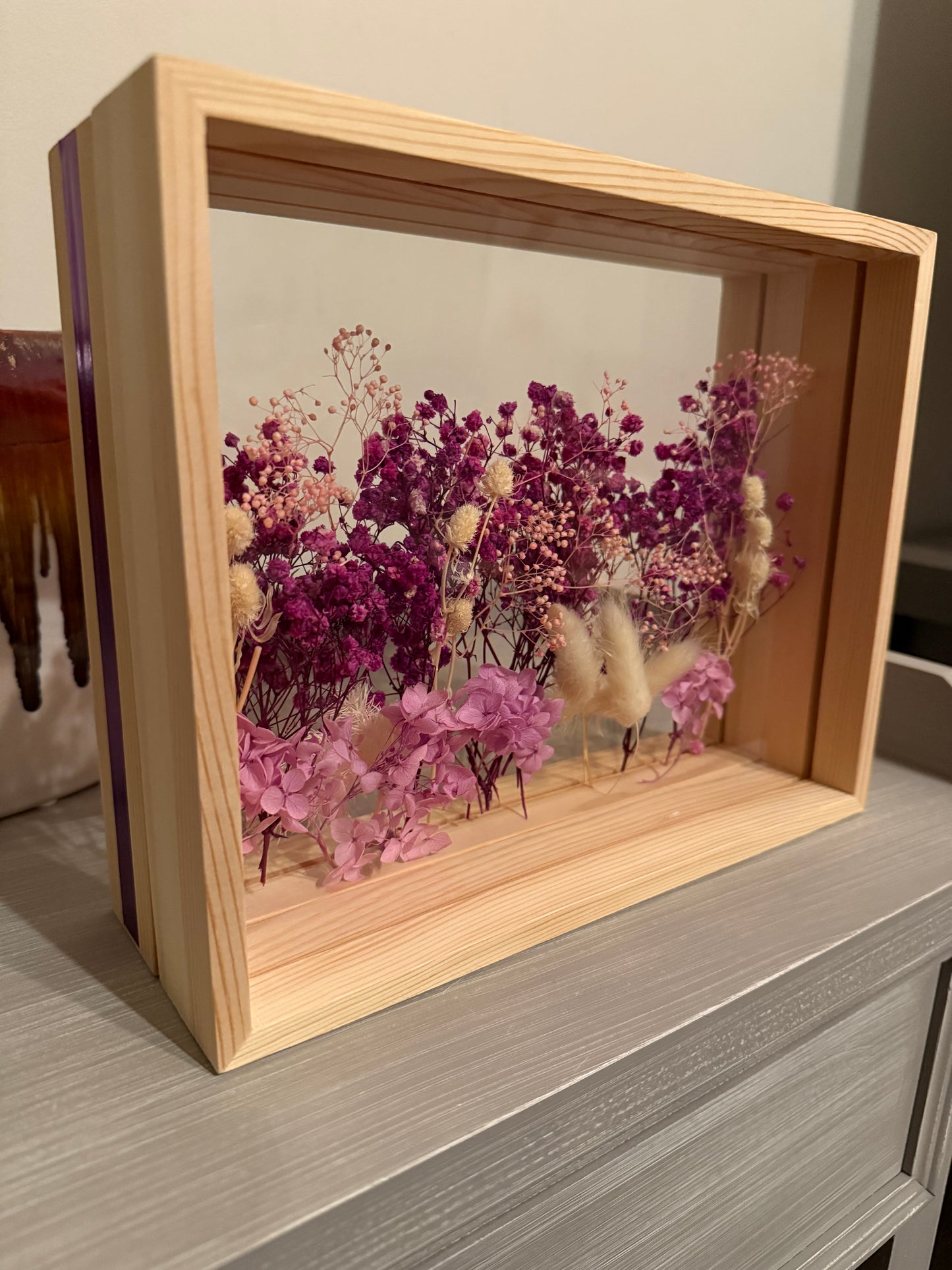 8x10 Dried Flower Art