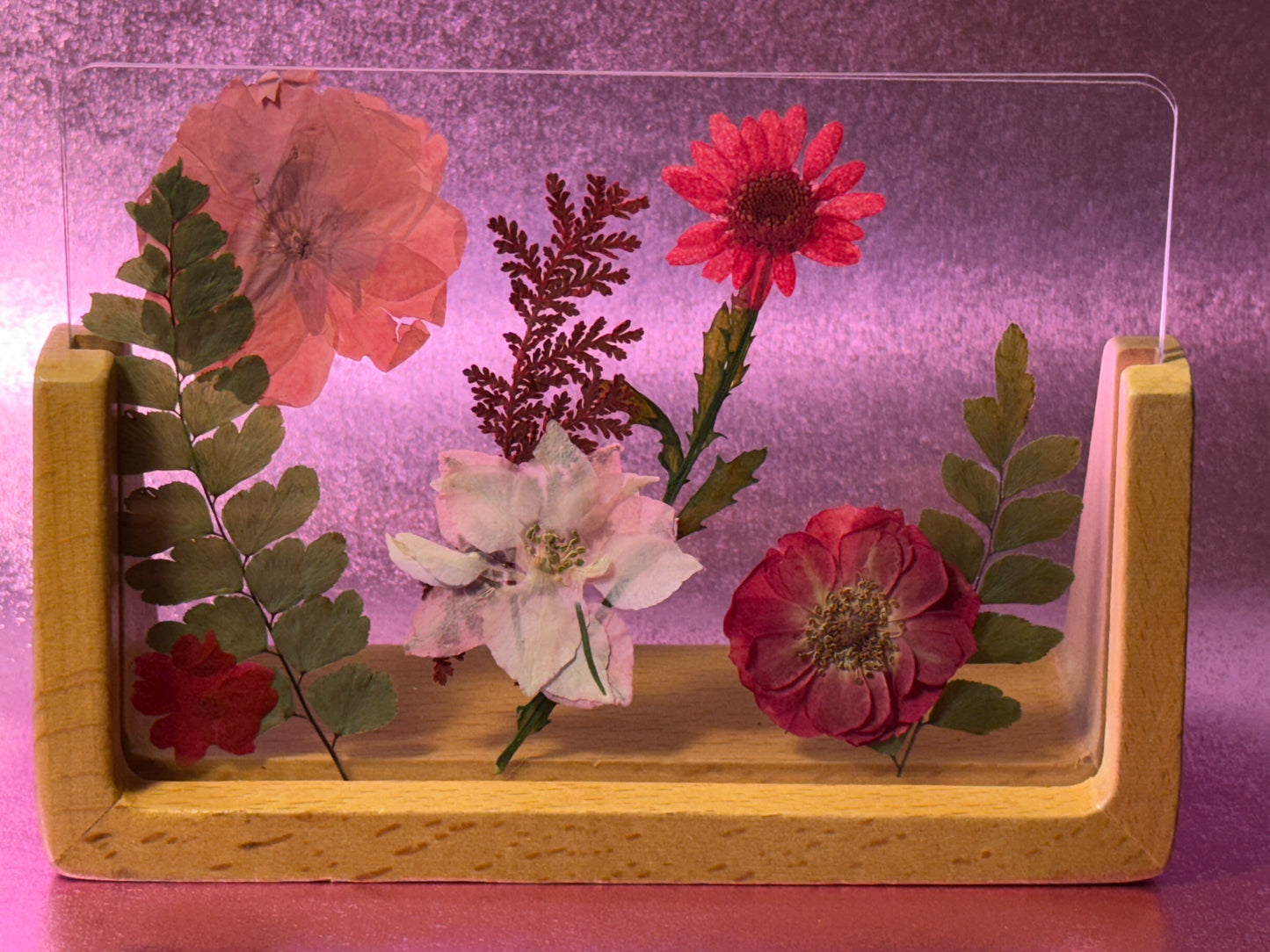 4x6 U-Shaped Flower Art