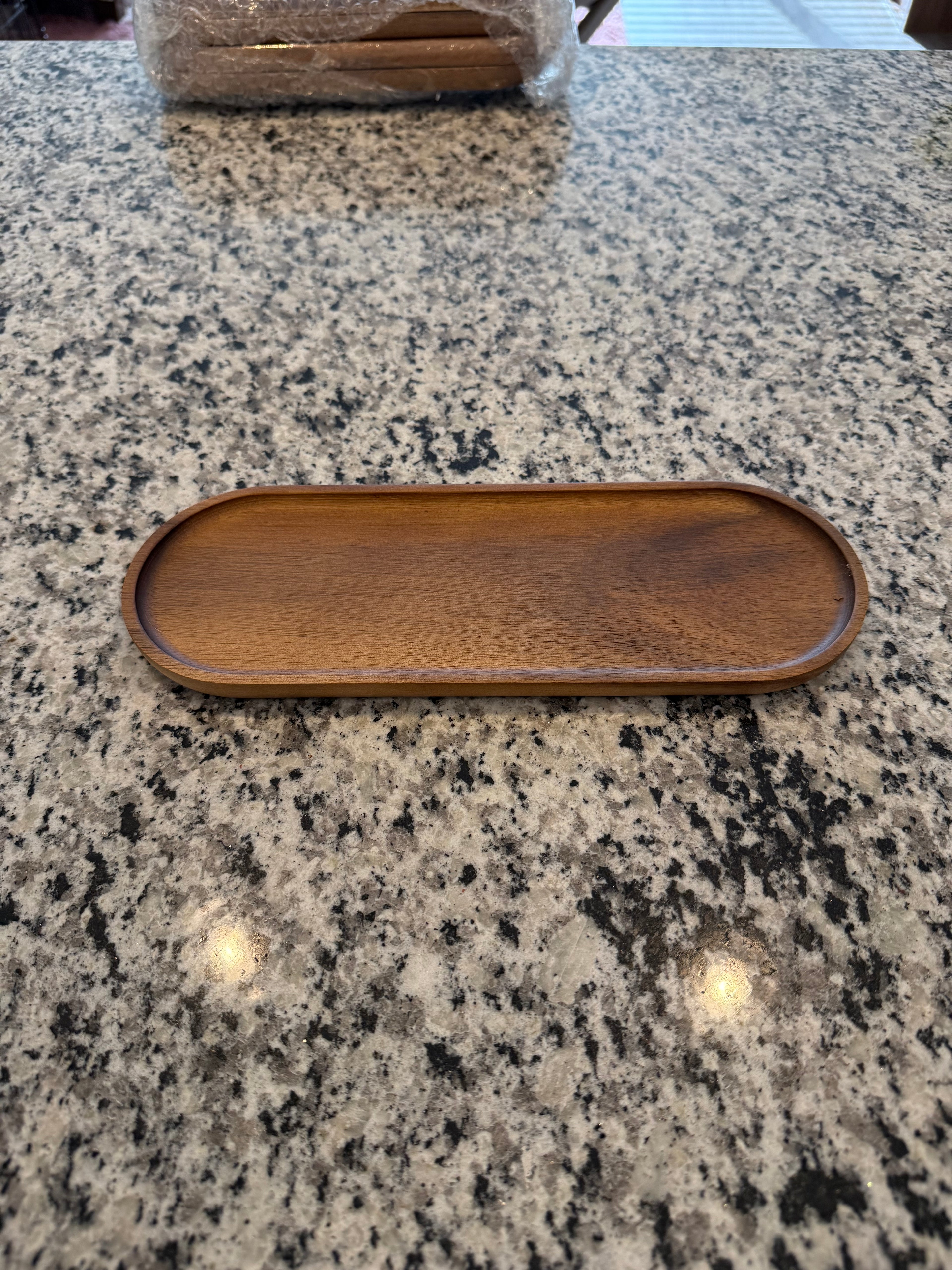 Natural Acacia Wood Serving Tray