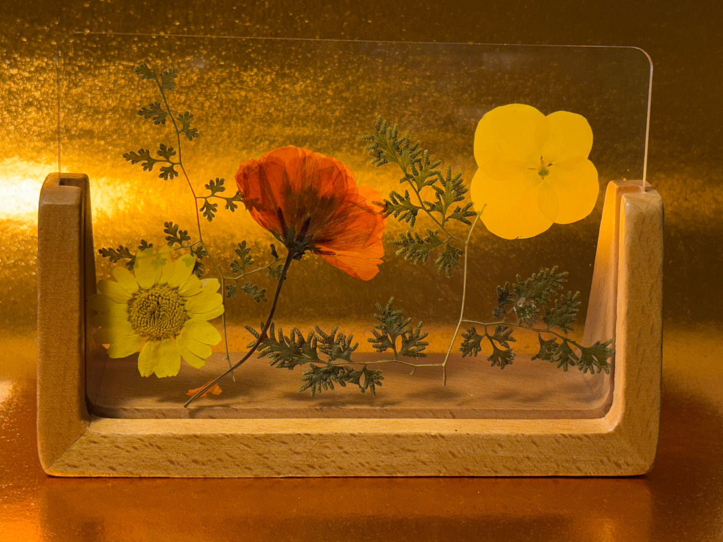 4x6 U-Shaped Flower Art