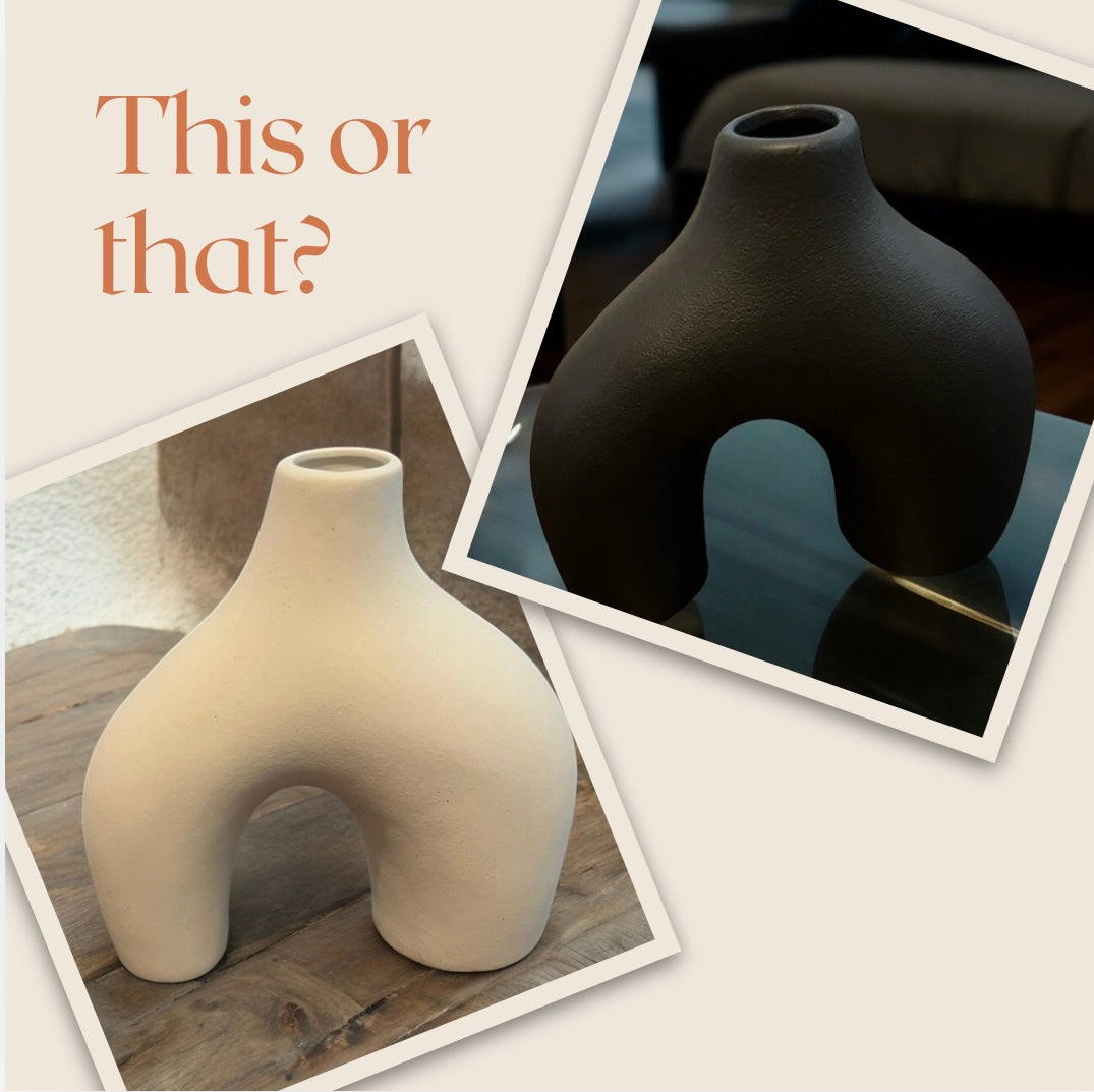 Small elephant trunk vase