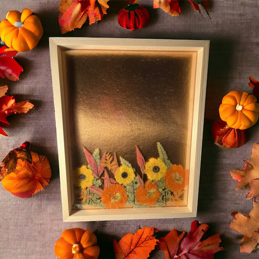Herbstblumenkunst